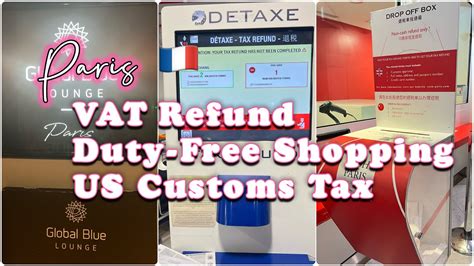 paris orly vat refund.